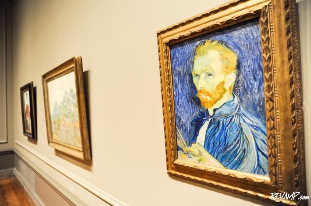 Vincent van Gogh's 'Self-Portrait' (1889) is one of Congressman John Mica's favorite paintings in the newly renovated French galleries.